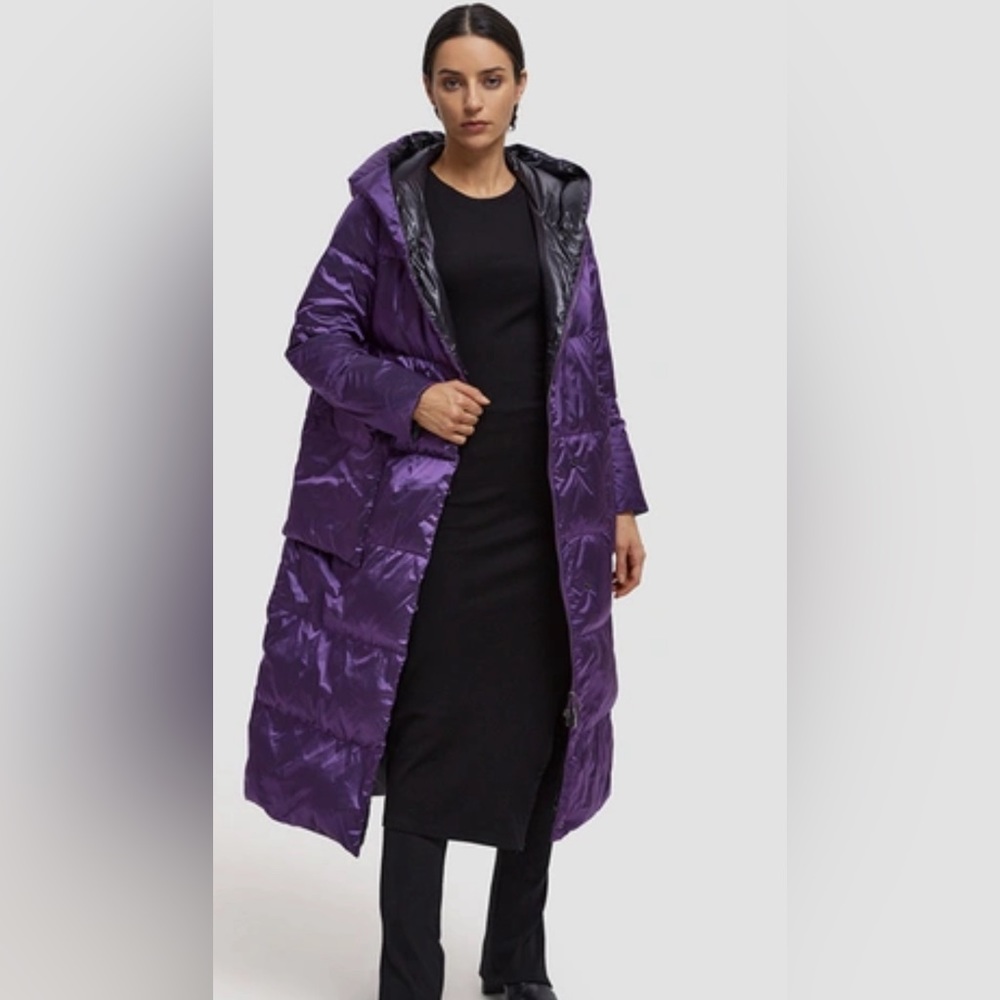LATTELIER
Maxi Hooded Puffer Jacket Purple M